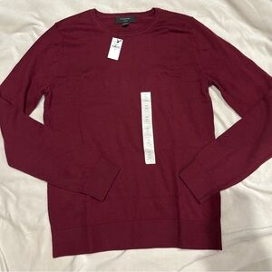 NWT Banana Republic Maroon Crewneck Sweater